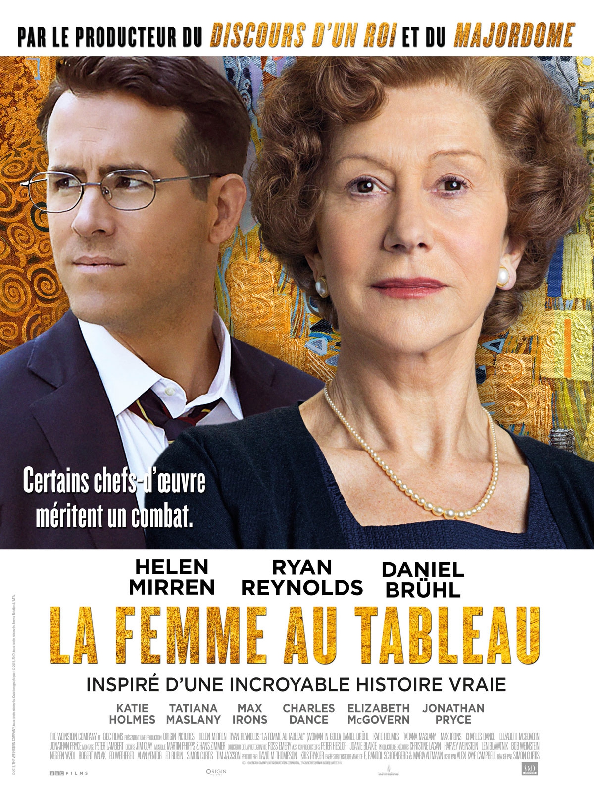  A Dama Dourada  (2015) Poster 
