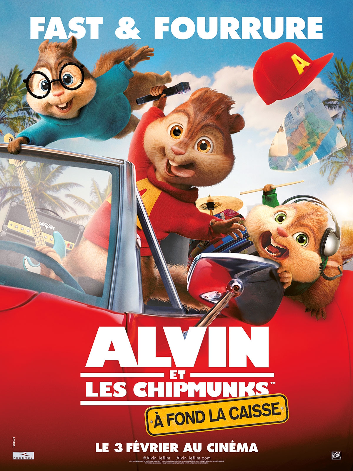  Alvin e os Esquilos: Na Estrada (2015) Poster 