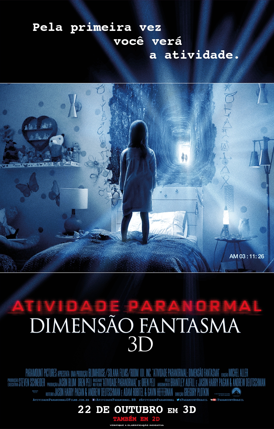  Atividade Paranormal: Dimensão Fantasma (2015) Poster 
