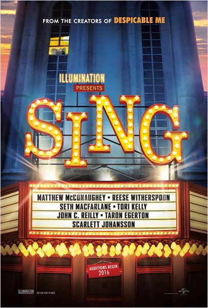  Sing - Quem Canta Seus Males Espanta  (2016) Poster 