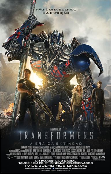  Transformers: A Era da Extinção  (2014) Poster 