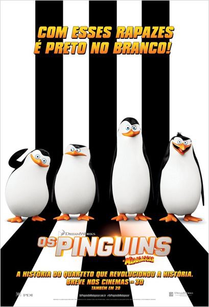  Os Pinguins de Madagascar  (2014) Poster 