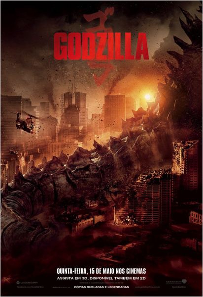  Godzilla  (2014) Poster 