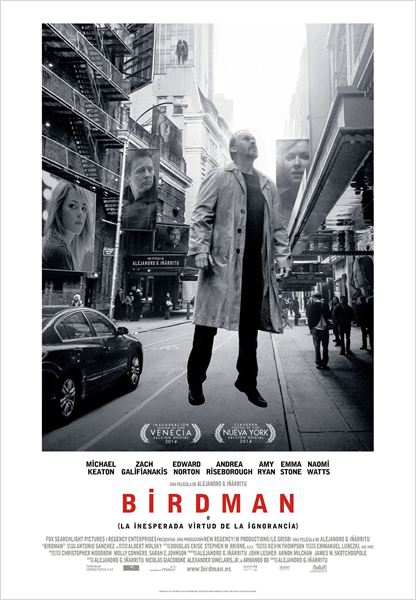  Birdman ou (A Inesperada Virtude da Ignorância)  (2014) Poster 