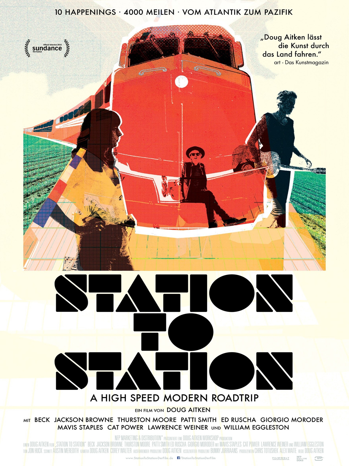  Doug Aitken - De Estação em Estação (2015) Poster 