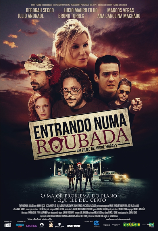  Entrando Numa Roubada (2015) Poster 