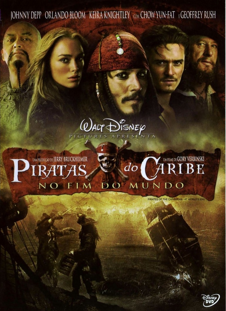  Piratas do Caribe - No Fim do Mundo (2007) Poster 