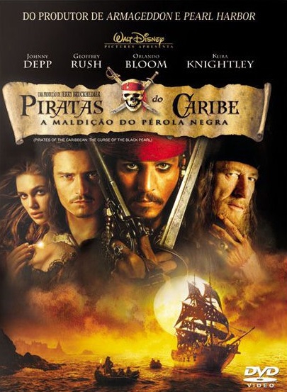  Piratas do Caribe - A Maldição do Pérola Negra (2003) Poster 