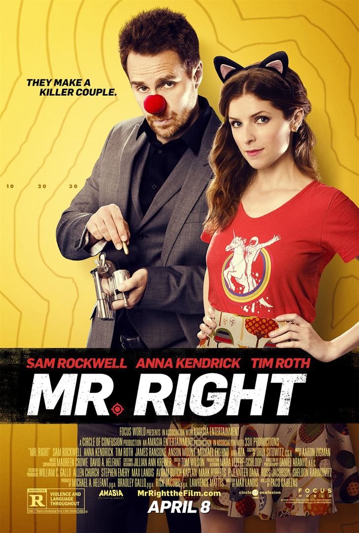  Mr. Right (2015) Poster 