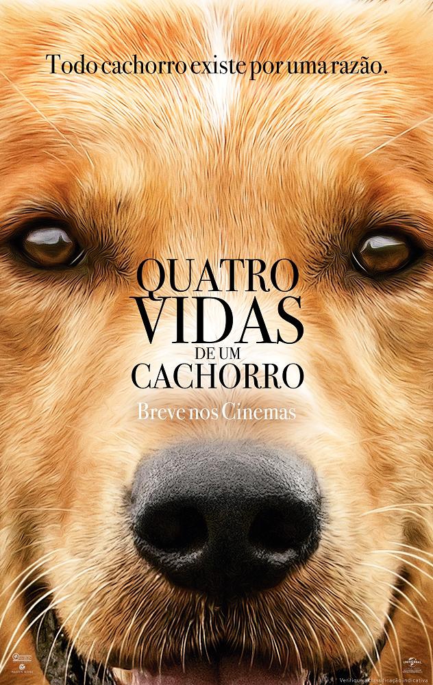  Quatro Vidas de um Cachorro (2017) Poster 