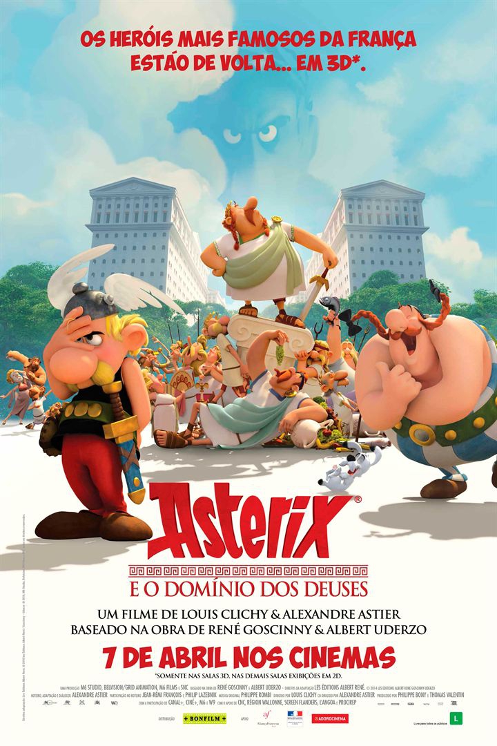  Asterix e o Dominio dos Deuses (2014) Poster 