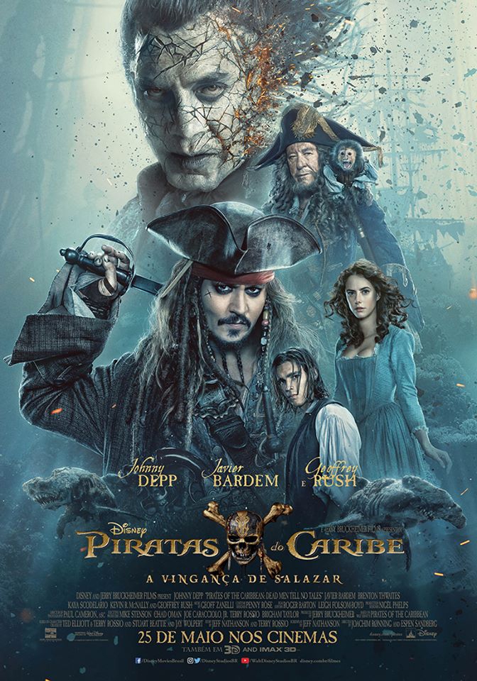  Piratas do Caribe - A Vingança de Salazar (2017) Poster 
