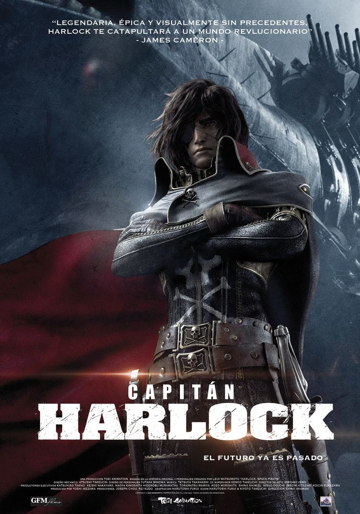  Capitain Harlock (2013) Poster 