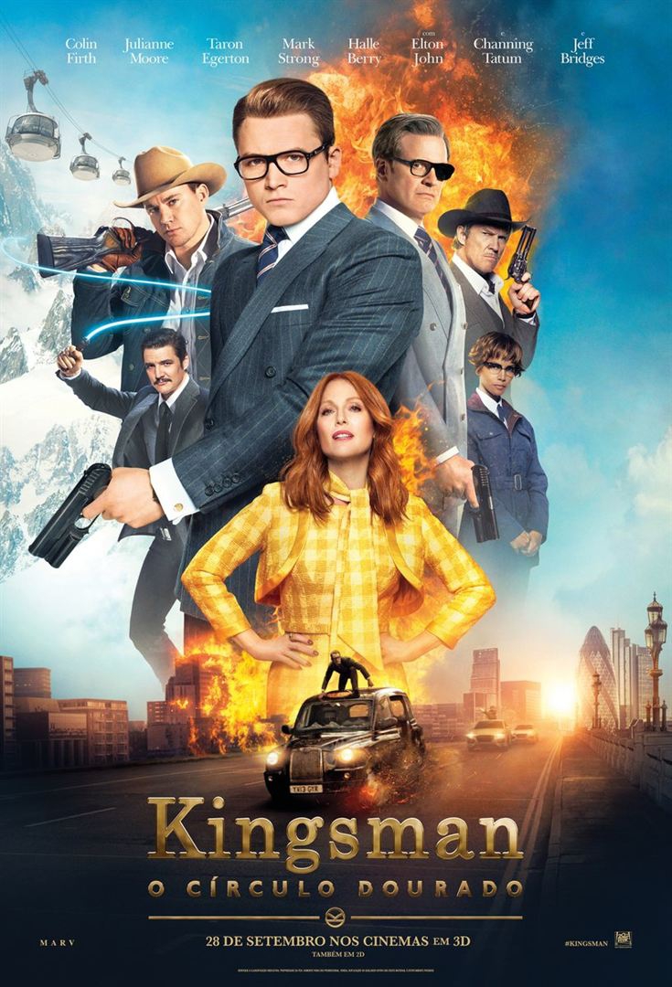  Kingsman 2: O Círculo Dourado (2017) Poster 
