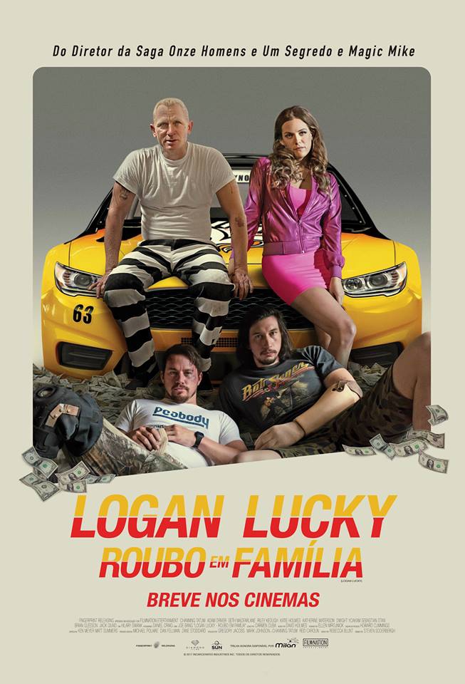  Logan Lucky - Roubo em Família (2017) Poster 