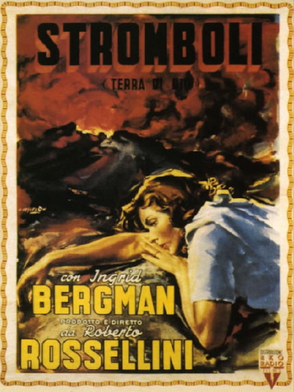  Stromboli (1950) Poster 
