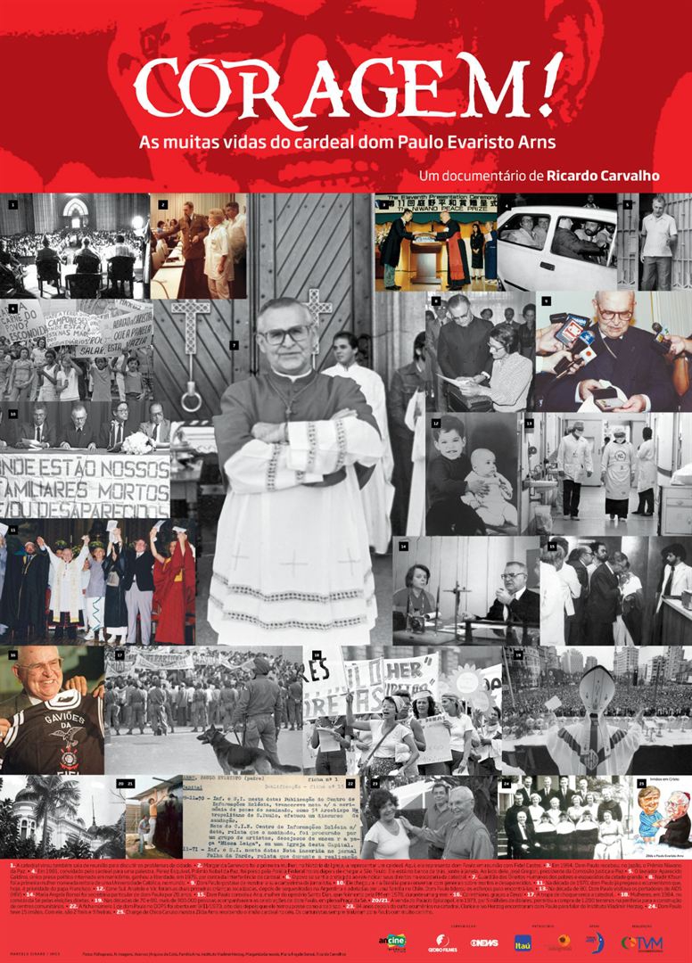  Coragem! As Muitas Vidas do Cardeal Paulo Evaristo Arns (2017) Poster 