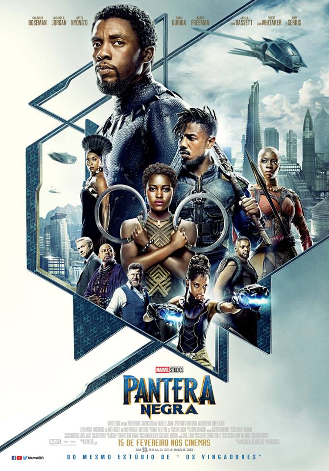 Pantera Negra (2018) Poster 