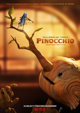  Pinóquio por Guillermo del Toro (2022) Poster 