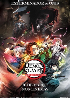  Demon Slayer: Para a Vila do Espadachim (2023) Poster 